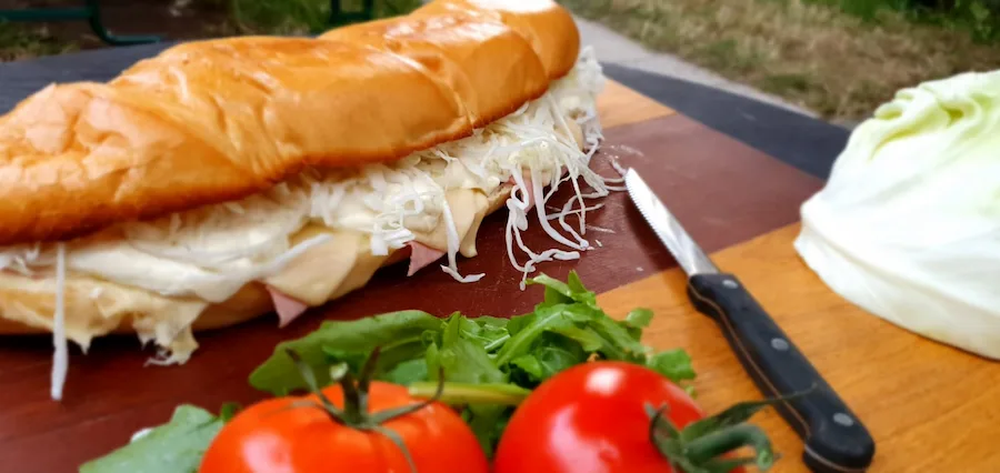 Frisch gebackene Croques im Bornholdt